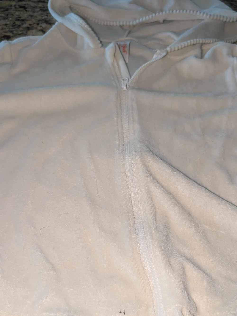 Swim Cover Up - Cat & Jack White Hooded Short Sleeve Zipper
